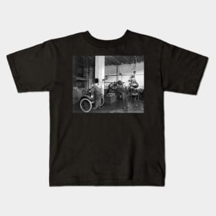 Auto Repair Shop, 1920. Vintage Photo Kids T-Shirt